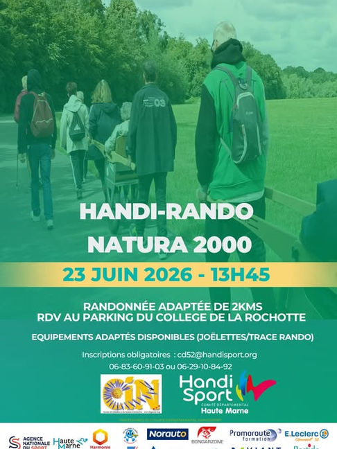 // HANDI-RANDO A CHAUMONT//