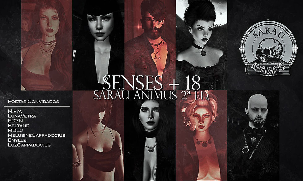 2º SARAU ANIMUS | Senses +18