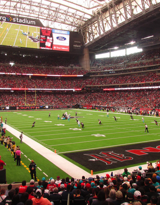 Houston Stadium hosting the 2026 World Cup match between Portugal and DR Congo