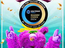 Mascot Hall of Fame is named #1 Pop Culture Museum by USA Today