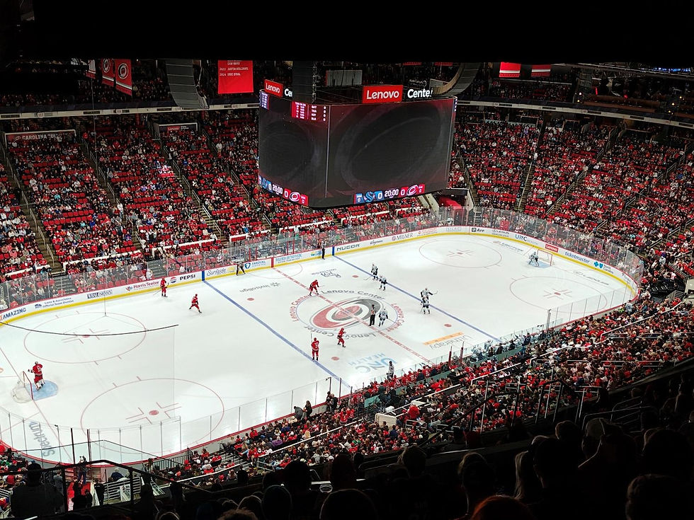 Panthers Fall, Hurricanes Rise