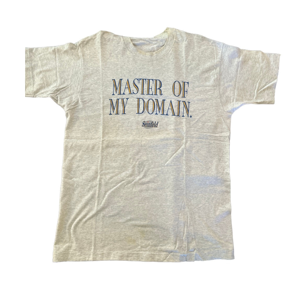 Vintage 1995 Seinfeld Master Of My Domain TV Promo Tee Shirt Sz. XL