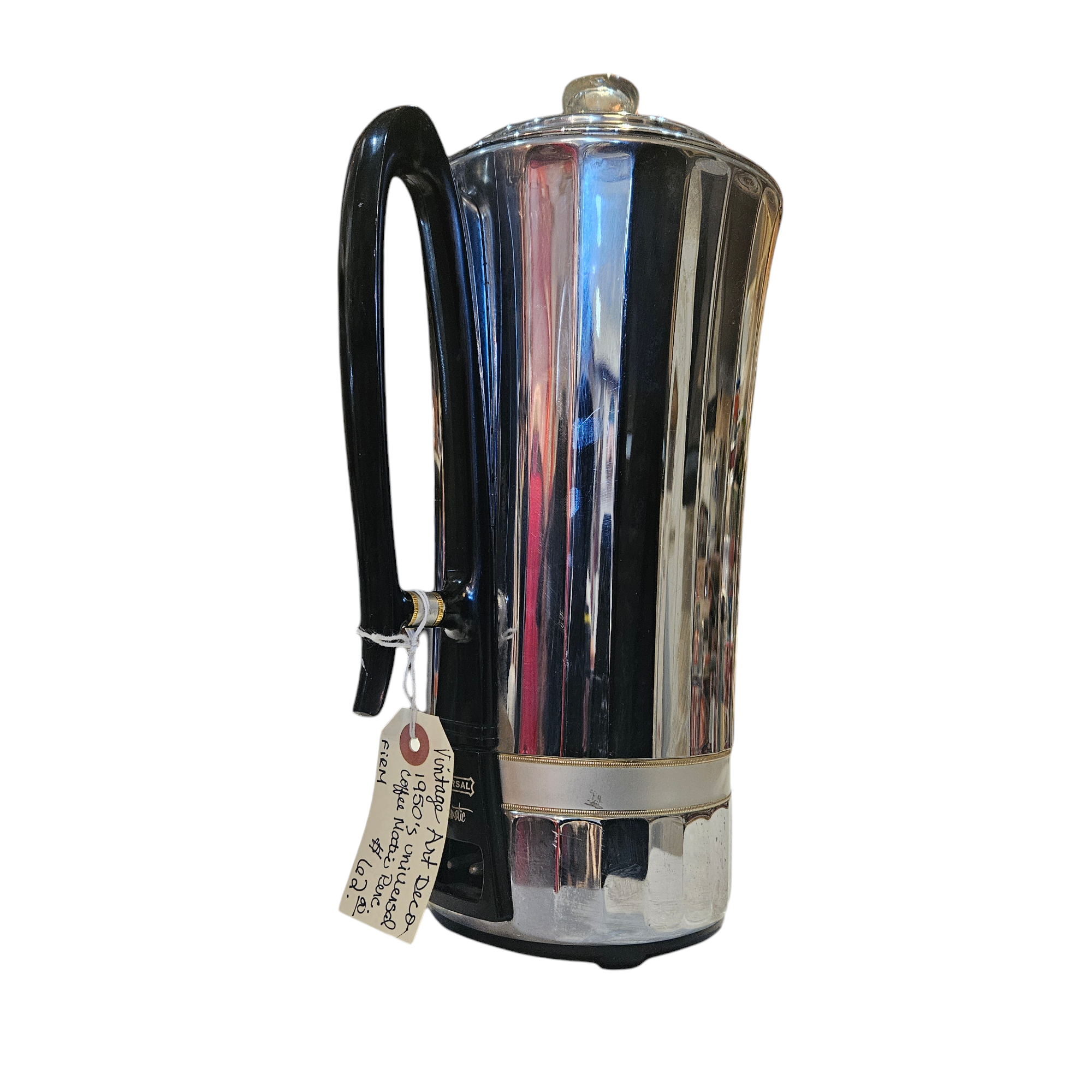 Vintage Art Deco 1950's Universal Coffee Matic Perc