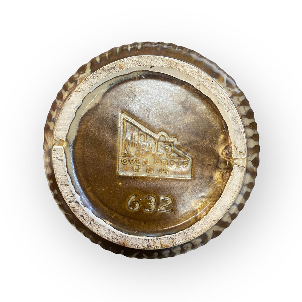 Thumbnail: Vintage McCoy #632 Oven Proof Bowl Rare Piece