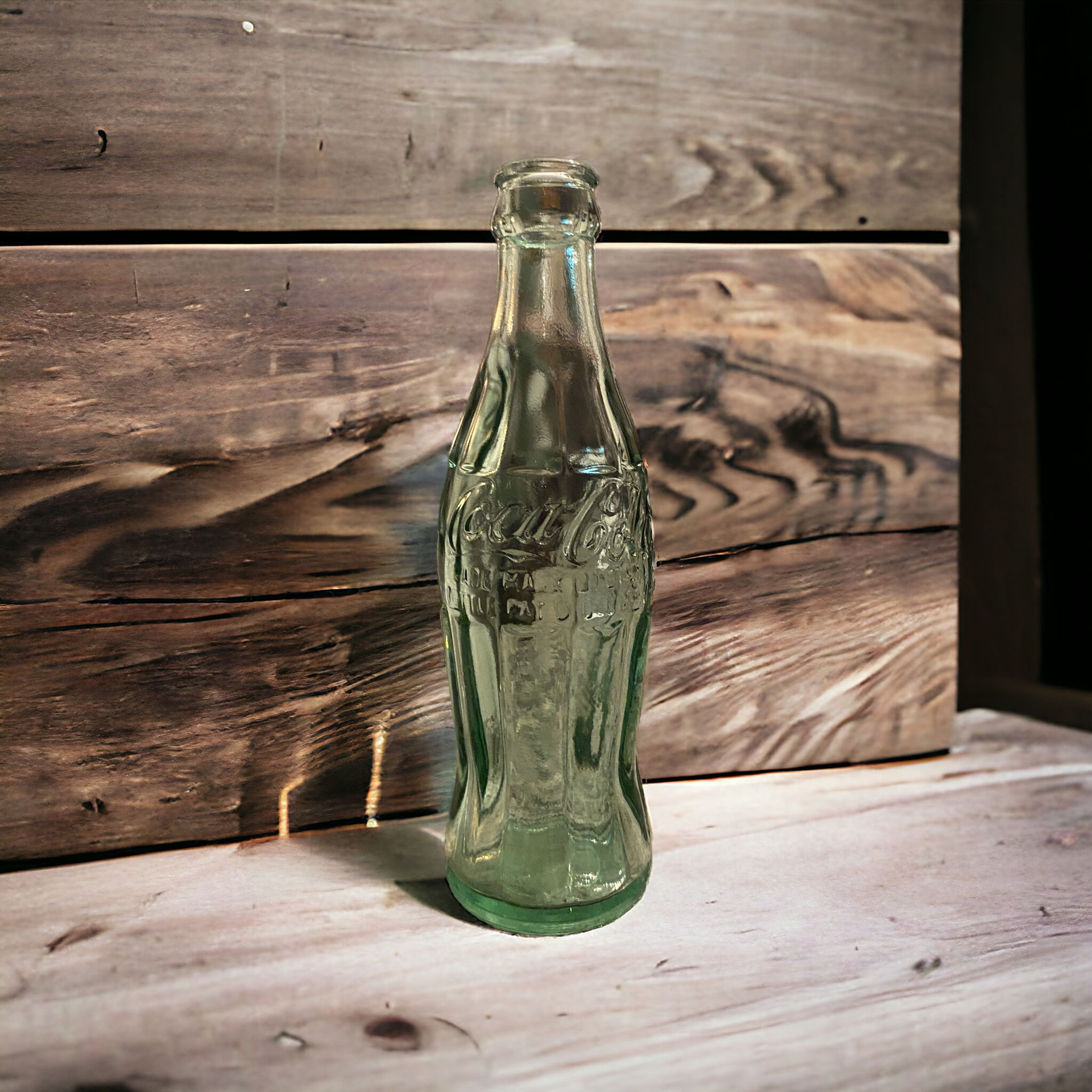 PAT'D DEC. 25, 1923 COCA-COLA HOBBLESKIRT COKE BOTTLE - DALLAS, TEX. TEXAS