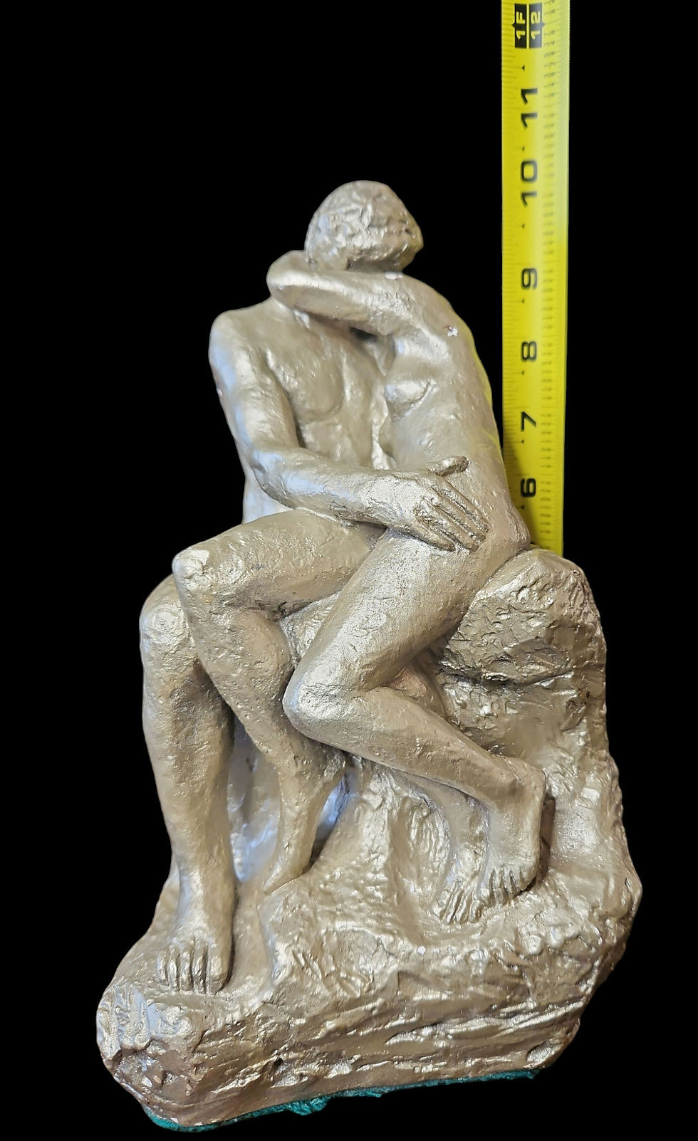 Thumbnail: Vtg Mid Century 1961 Austin Prod Rodin's The Kiss The Lovers Statue Sculpture 