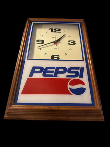 Vintage Hanover Pepsi Wall Clock | Salvage Goods
