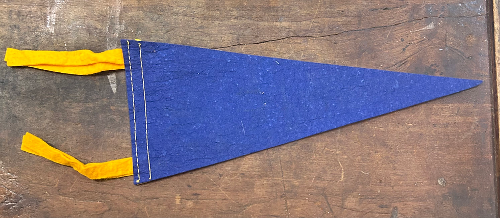 Thumbnail: Vintage Rare Ocean City Maryland Sailboat Felt Pennant 11.5" x 5”