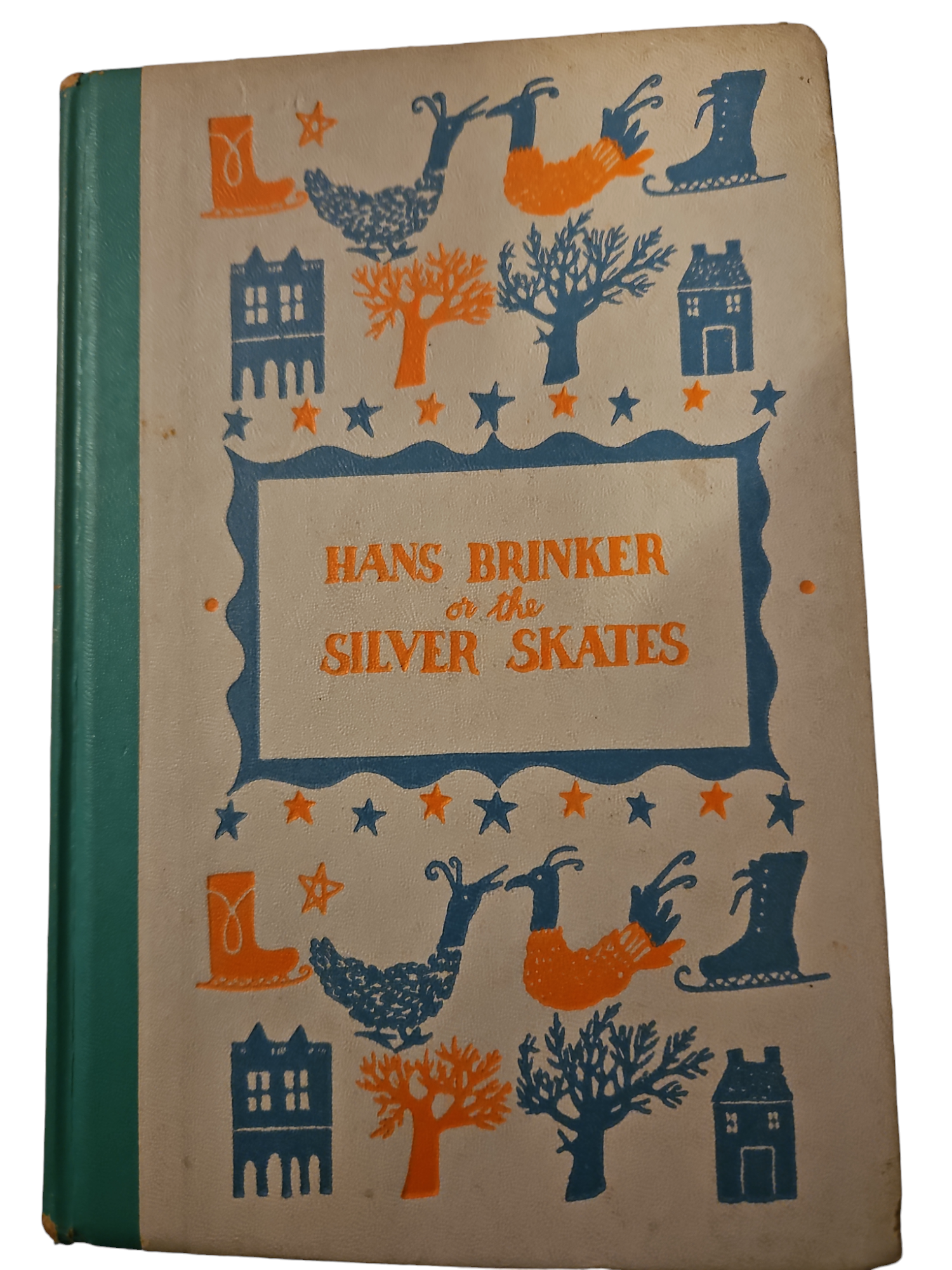 1954 "Hans Brinker or the Silver Skates" by Mary Mapes Dodge Hardcover Book