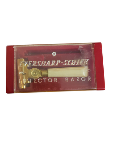 Vintage 1940's Eversharp Schick Injector Razor Gold Bakelite