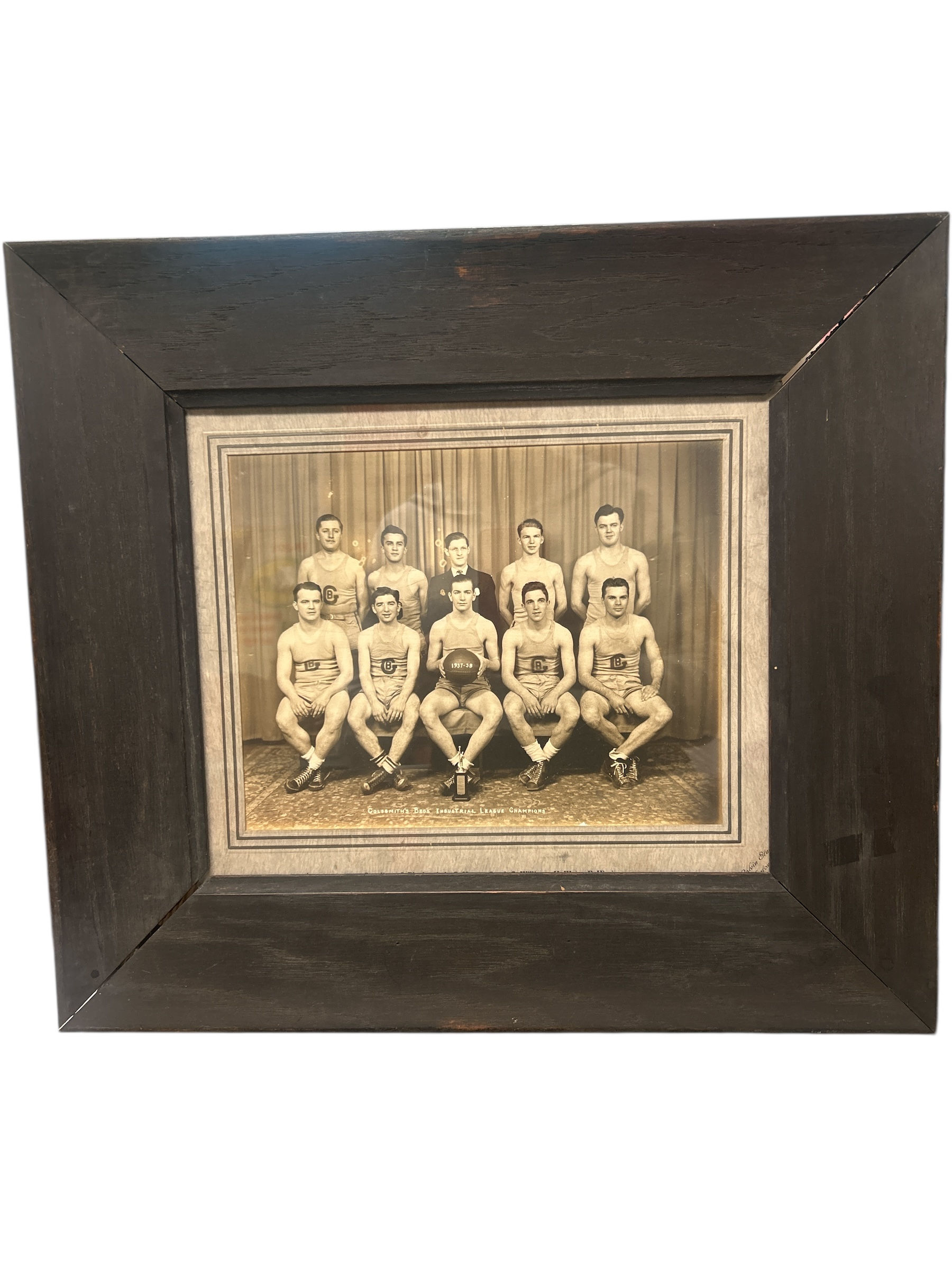 Goldsmith Brothers Industrial League Champions Photo (1937-38)