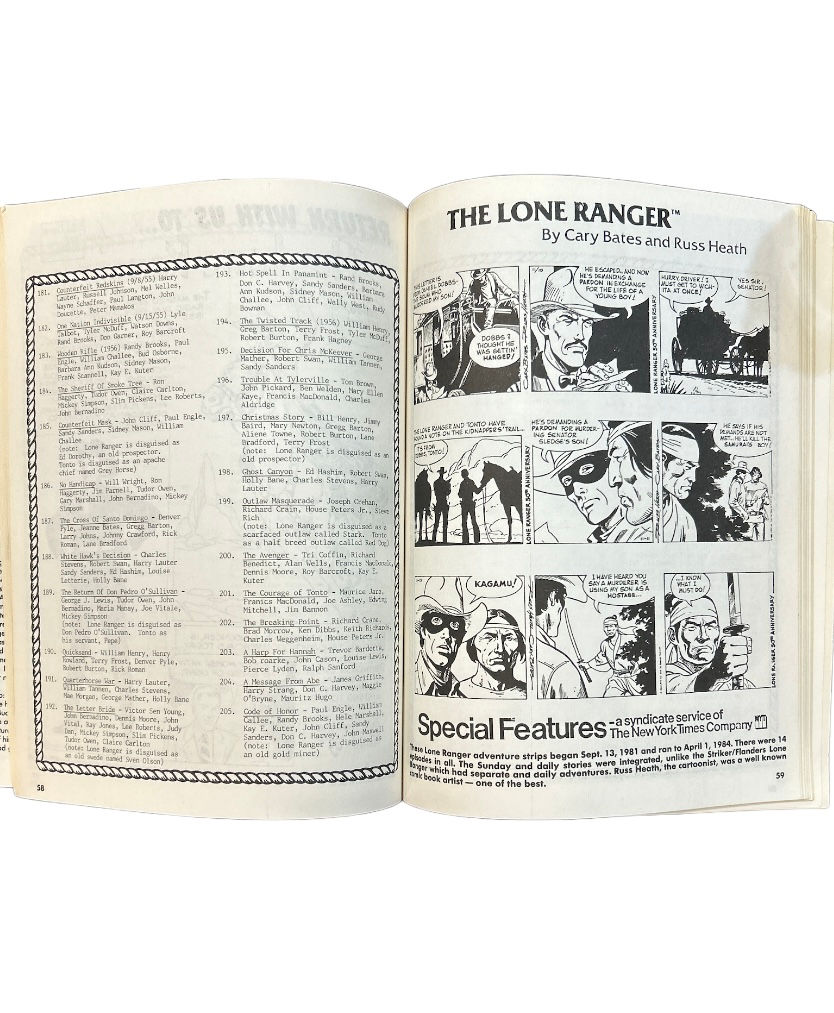 Thumbnail: THE LONE RANGER OF THE SILVER SCREEN AND TELEVISION. Signed by DEMARCO, MARIO