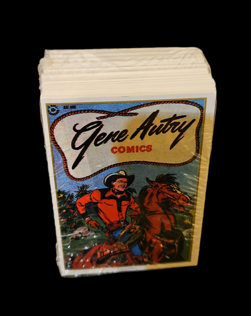 Thumbnail: Gene Autry Limited Edition 100 Comic Trading Cards In Miniature Metal Lunch Box 