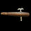 Thumbnail: ANTIQUE B&W NY WOODEN BEER WHISKEY BARREL TAP SPIGOT SPOUT HANDLE FOR KEG