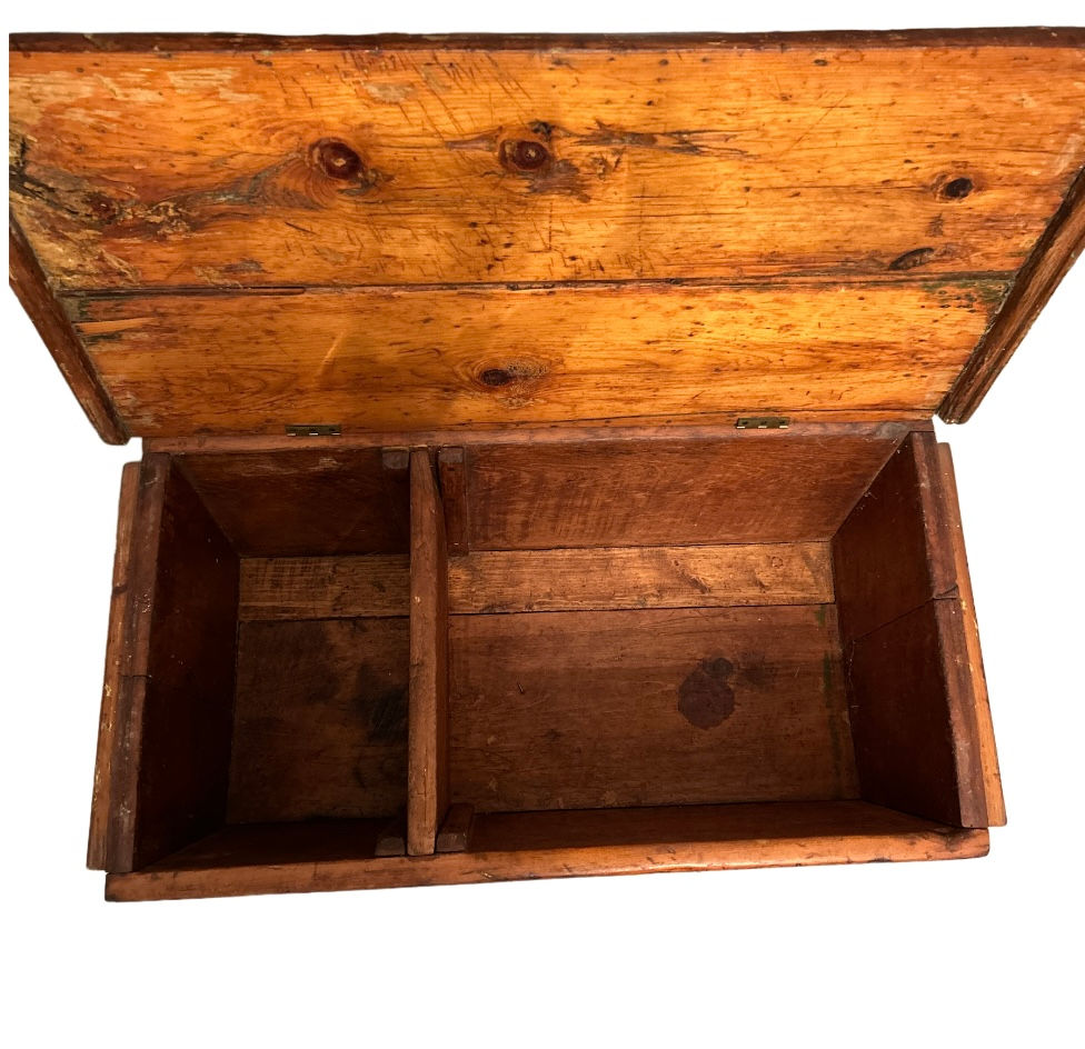 Thumbnail: Unique 18th-19th century Barn Sale Find-Primitive Dough Box/Table