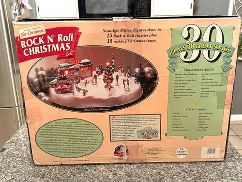 VTG 1997 MR CHRISTMAS ROCK N ROLL CHRISTMAS ANIMATED MUSICAL