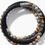 Thumbnail: JOHN HARDY CLASSIC CHAIN OBSIDIAN ST. SILVER TRIPLE WRAP BEADS BRACELET 