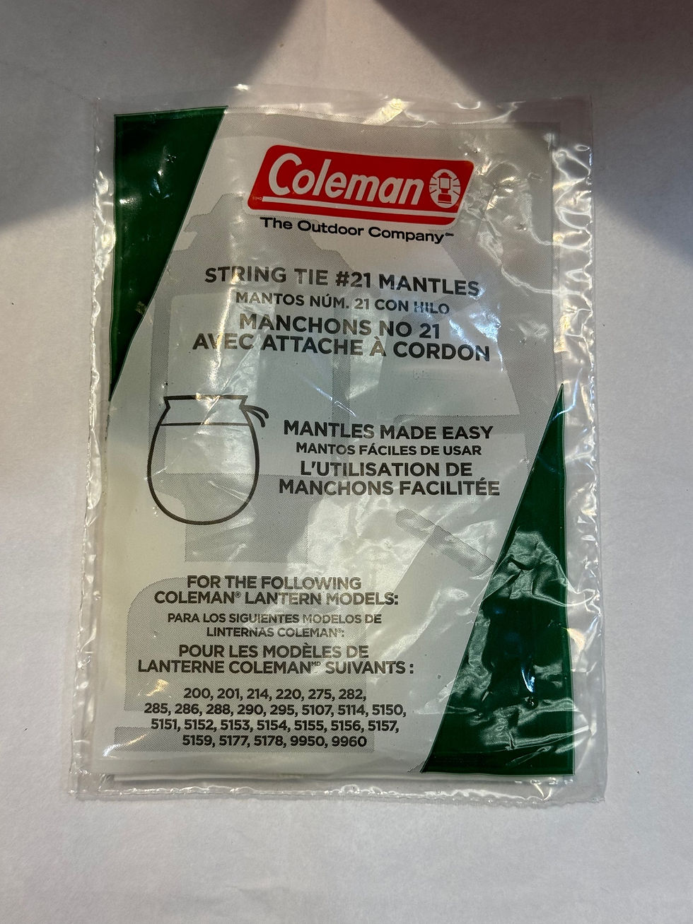 Thumbnail: Vintage Coleman Lantern Model 288A700 Green With Red Case Camping Hunting 1989