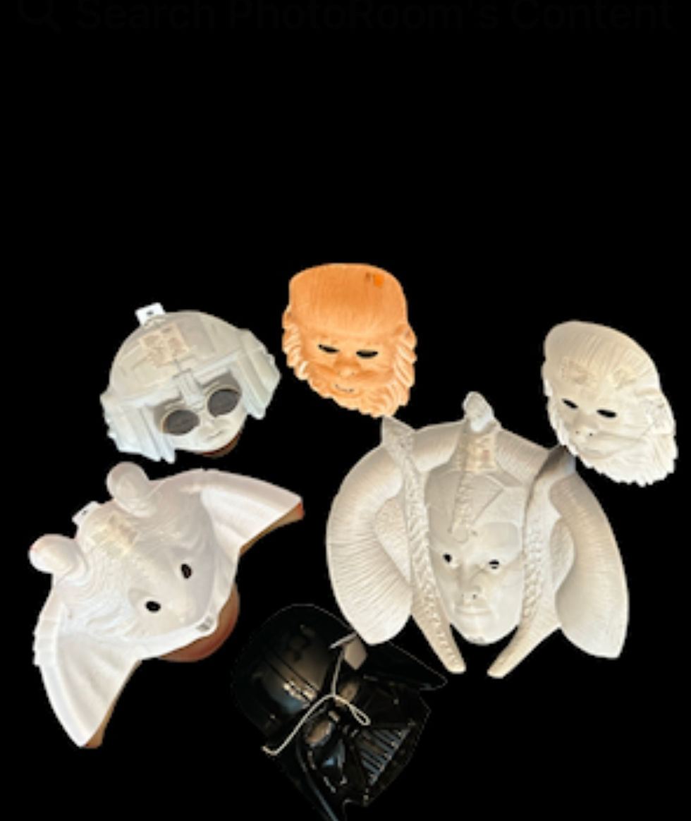 Thumbnail: SIX  STAR WARS VACUFORM MASKS 