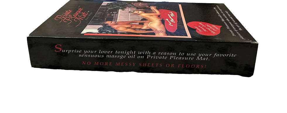 Thumbnail: Vintage Large Private Pleasure Mat Complete with booklet One Of A Kind 