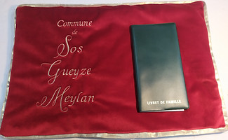 tapis livret famille mariage civil