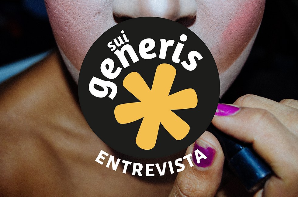 Vinicius é drag queen. “Mackaylla questiona as fronteiras de género através do corpo.”