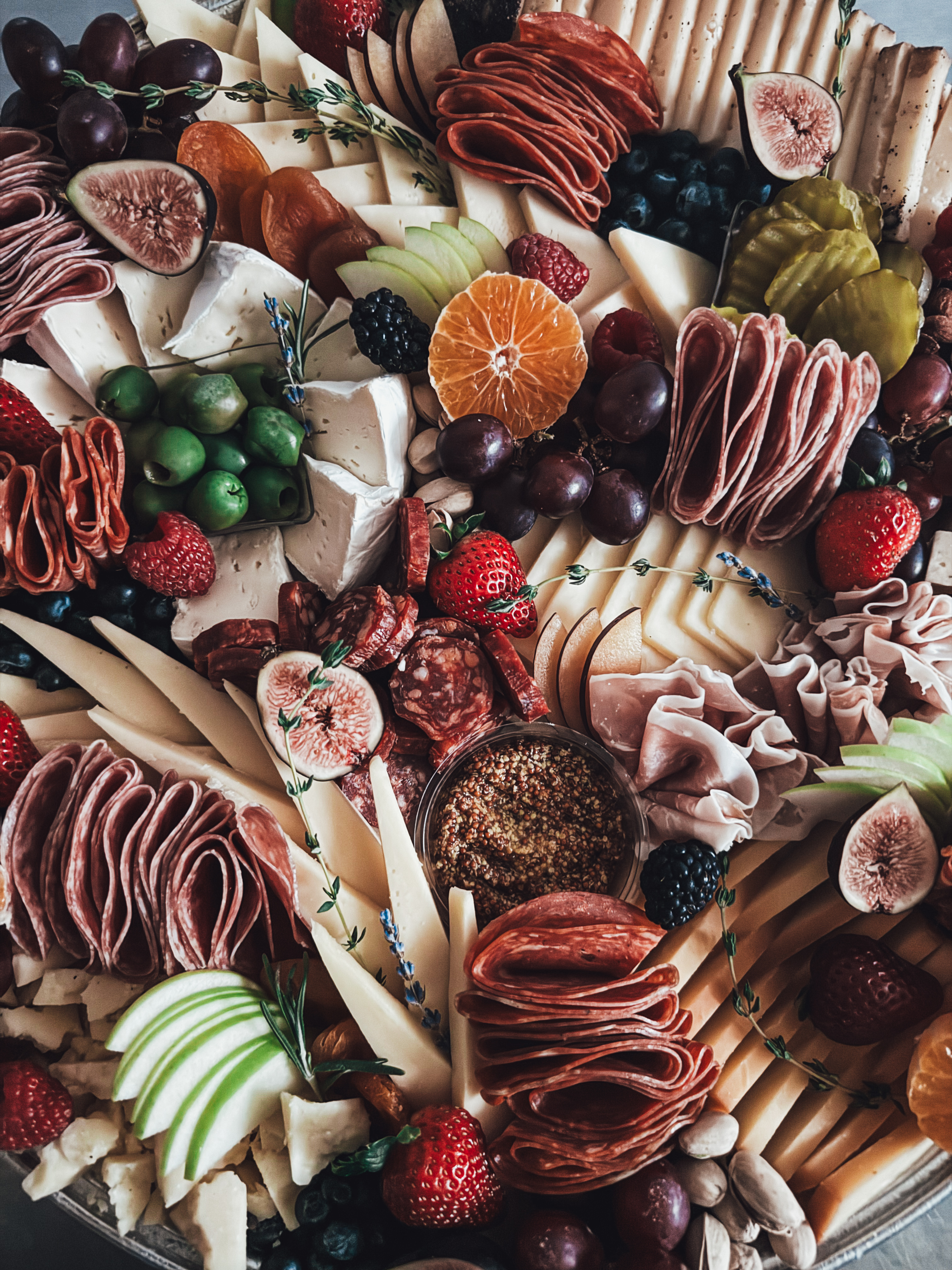 Arranged Food and Objects