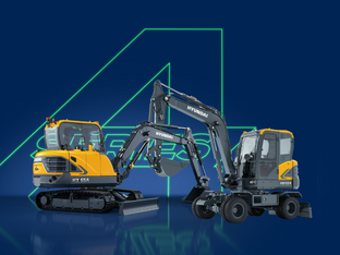 Hyundai HX65A och HW65A - Kompakta grävare