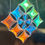 Thumbnail: Dichroic Stained Glass Rosette Sculpture | Tiffany-Style Geometric Art