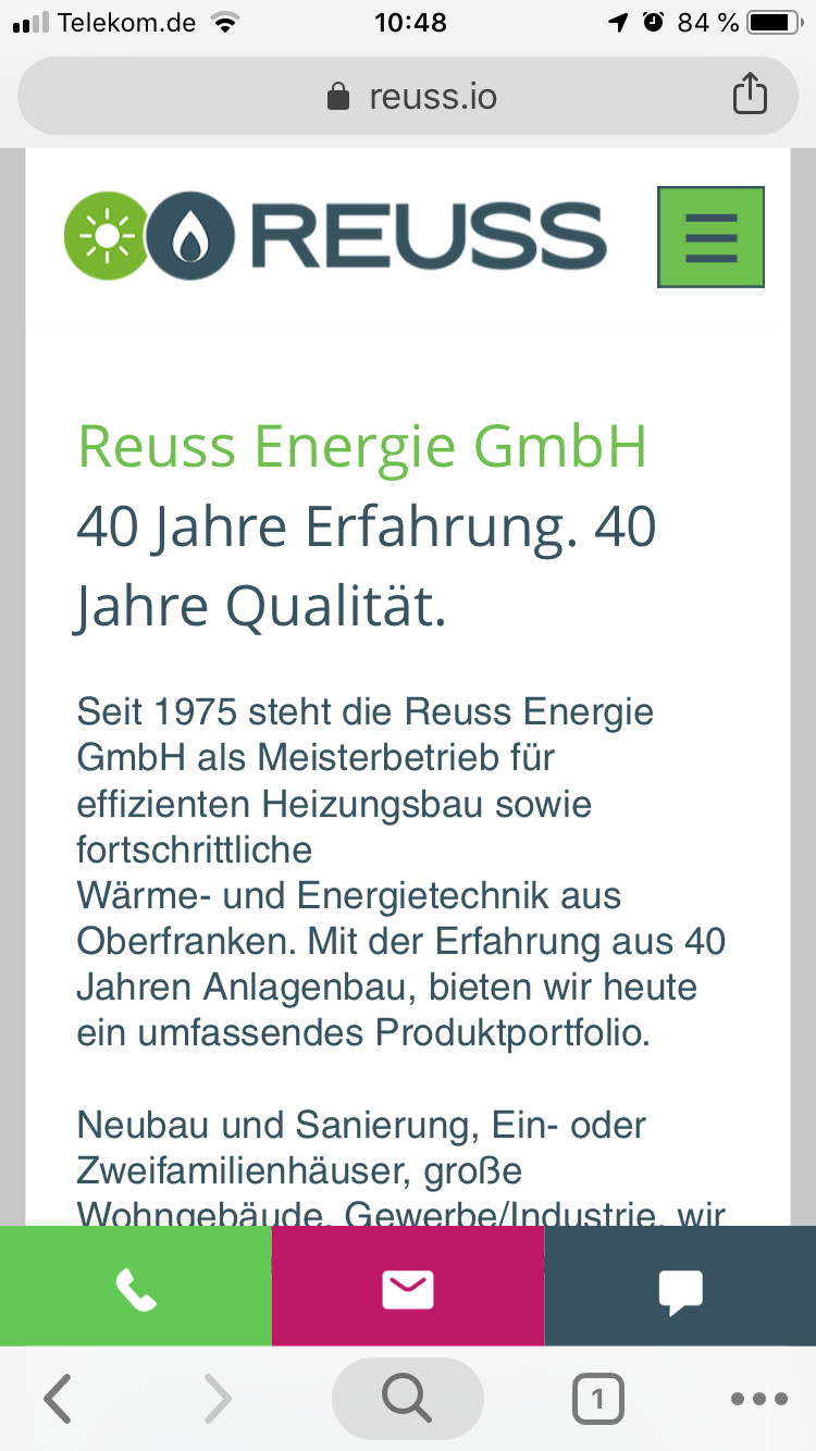 Reuss Chat-App mobil