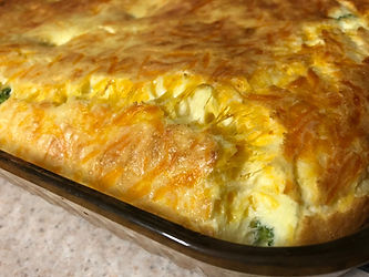 Broccoli and Cheese Egg Bake