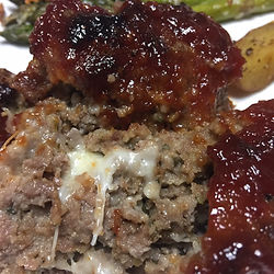 mozzarella stuffed meatloaf