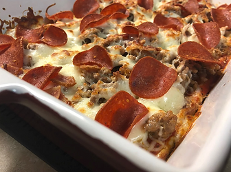 Low Carb Pizza Casserole