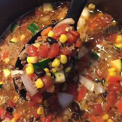 vegetable taco soup