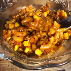american goulash with corn