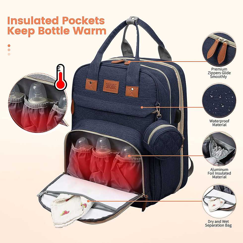 Thumbnail: Nuvielle TravelNest 3-in-1 Diaper Backpack™