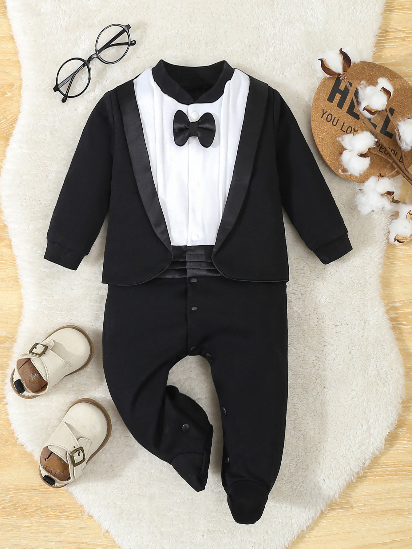 Little Prince Footed Romper