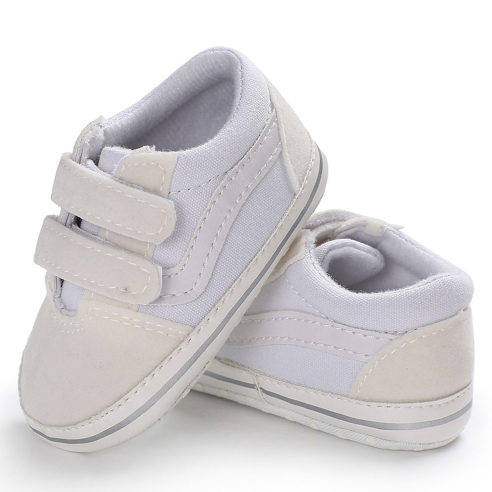 Thumbnail: Nuvielle StripeWalk Canvas Baby Sneakers™