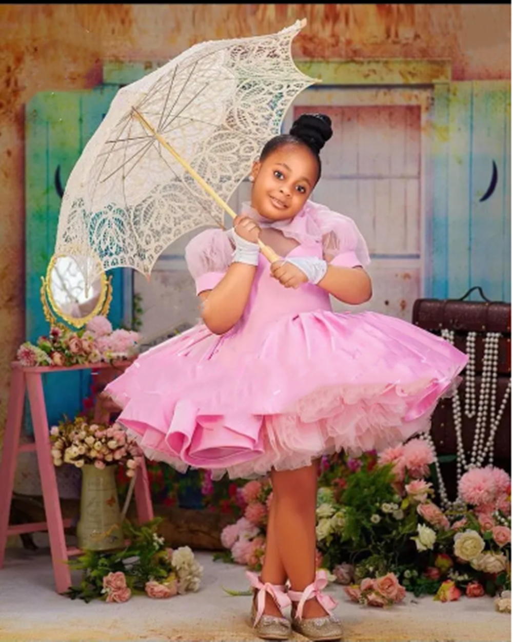 Rose Princess Party Dress