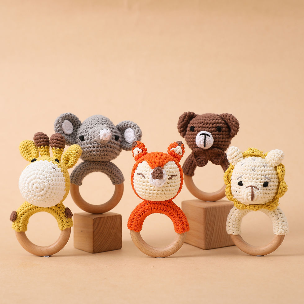 Thumbnail: Little Nature Crochet Rattle
