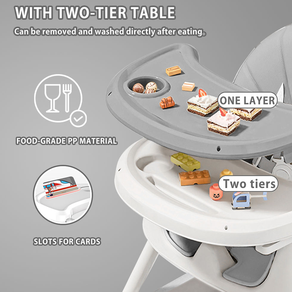 Thumbnail: Foldable Baby High Chair