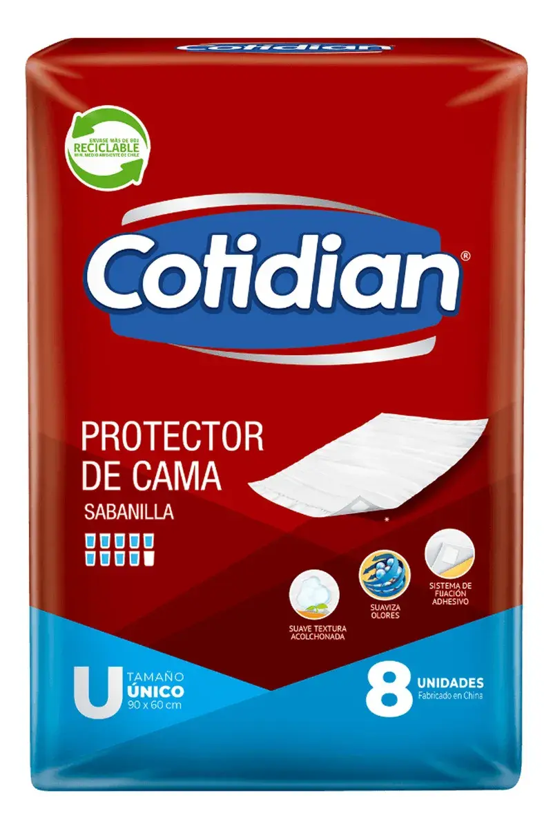 Sabanilla Protector Cama X 8 Unidades Cotidian