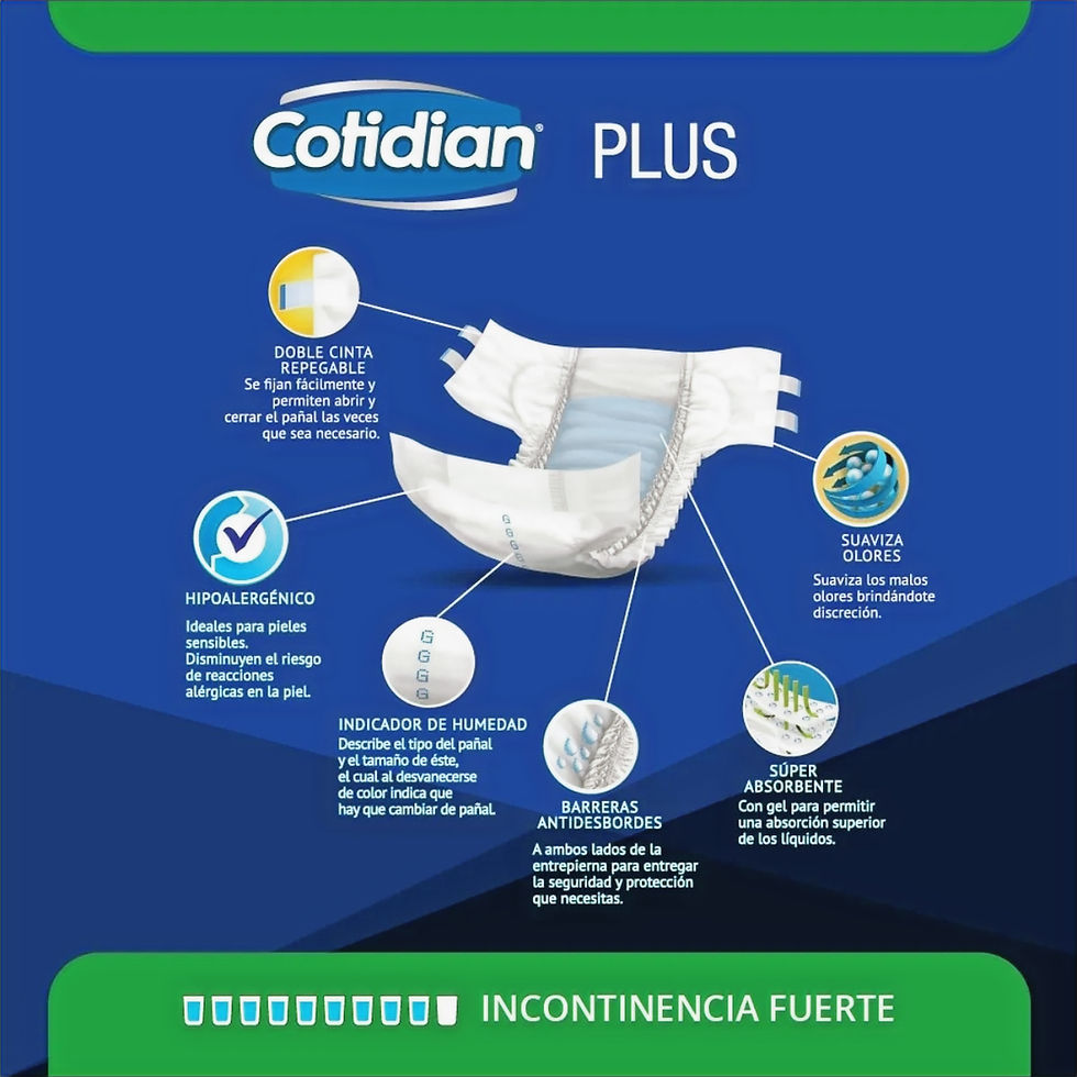 Miniatura: Pañal adulto Cotidian 36 unidades