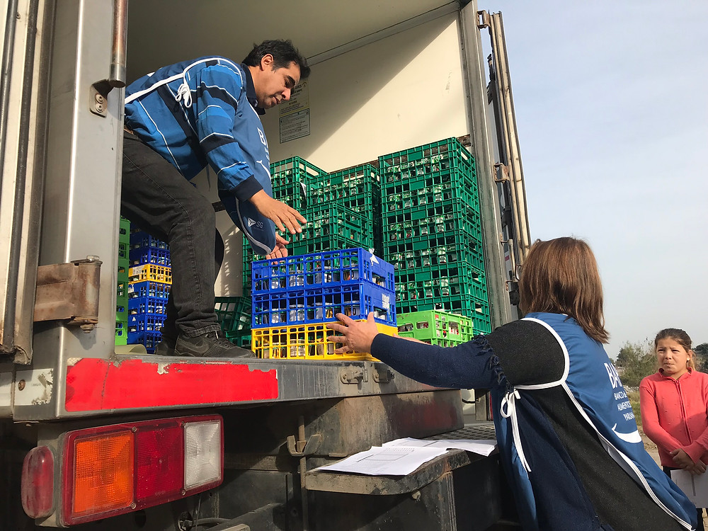 Entrega de lácteos en Paraná