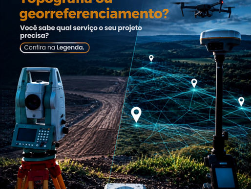 📍 Topografia ou Georreferenciamento: qual serviço o seu projeto precisa?