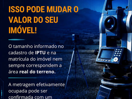 🏡 CURIOSIDADE TOPOGRÁFICA: você pode estar pagando ou negociando um imóvel com uma área que não corresponde à realidade!