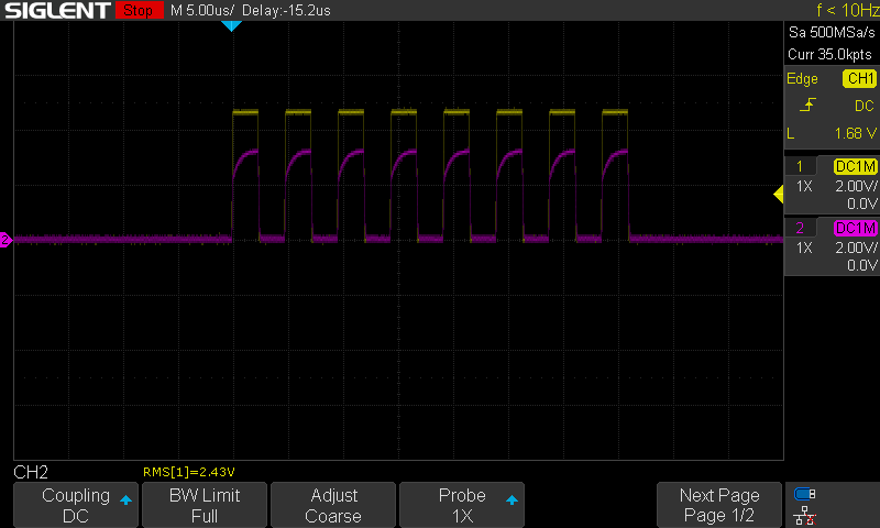 TXS0108E level converter that works well.