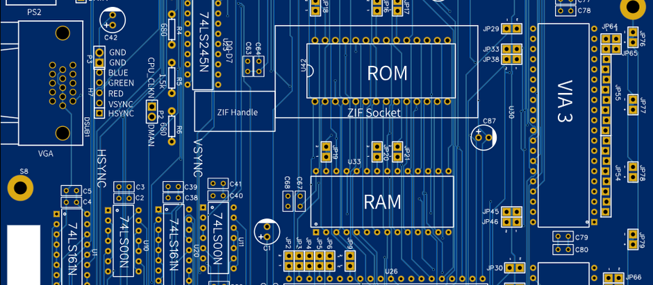 Eater 6502+PS2+VGA PCB - Building Your Own