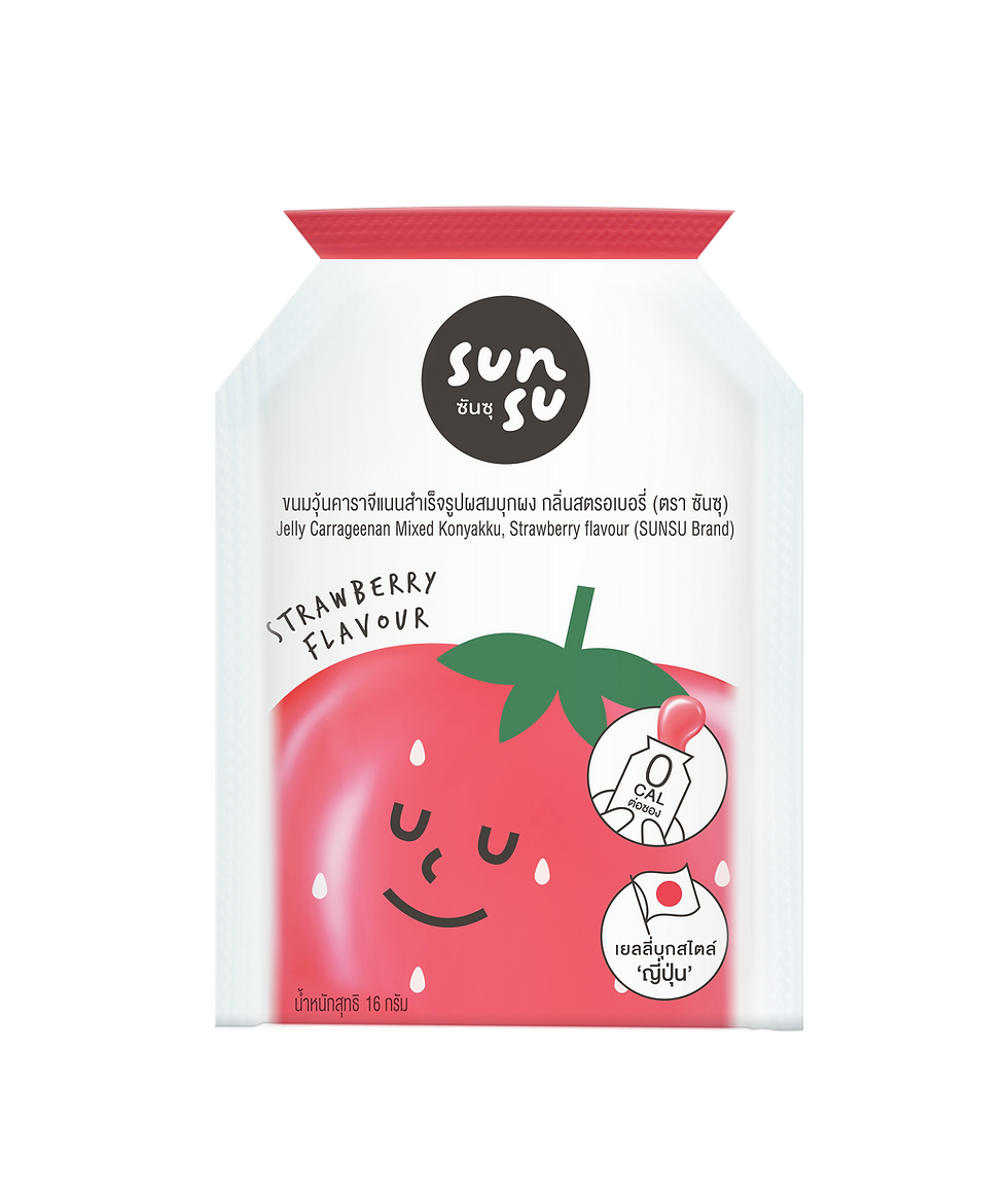 Thumbnail: SUNSU Chewy Konjac Jelly 96g, Grape + Strawberry