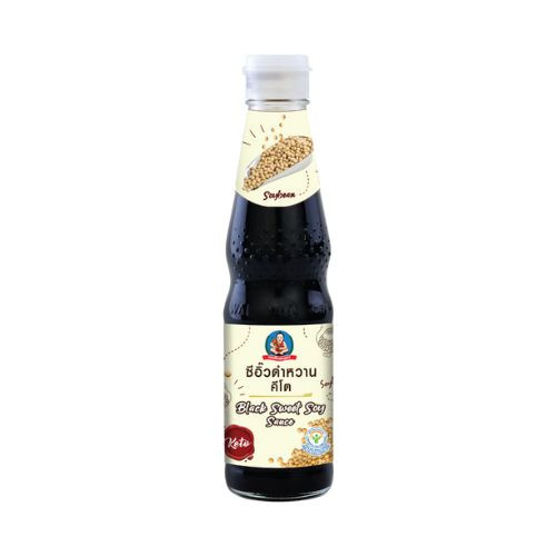 Dek Som Boon (Healthy Boy) Ketogenic Black Sweet Soy Sauce 330g
